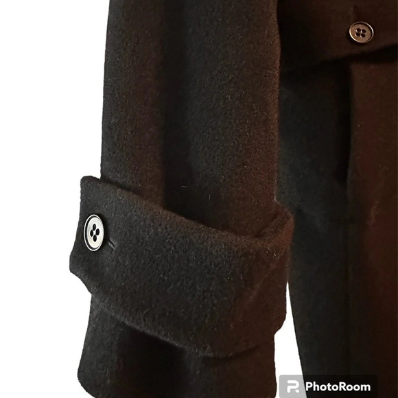 Talbots wool blend trench coat - Picture 8 of 10